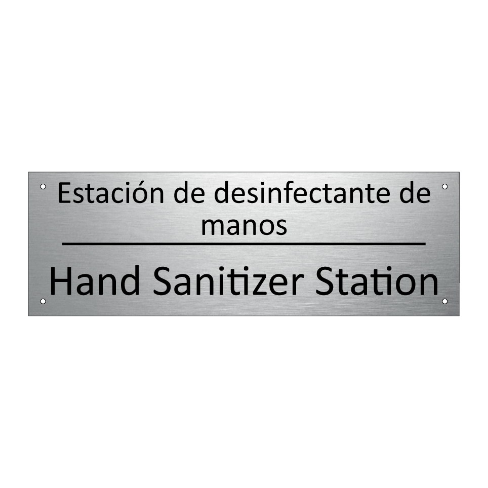 Estación de desinfectante de /.../ - Hand Sanitizer Station
