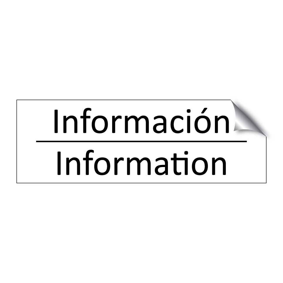 Información - Information