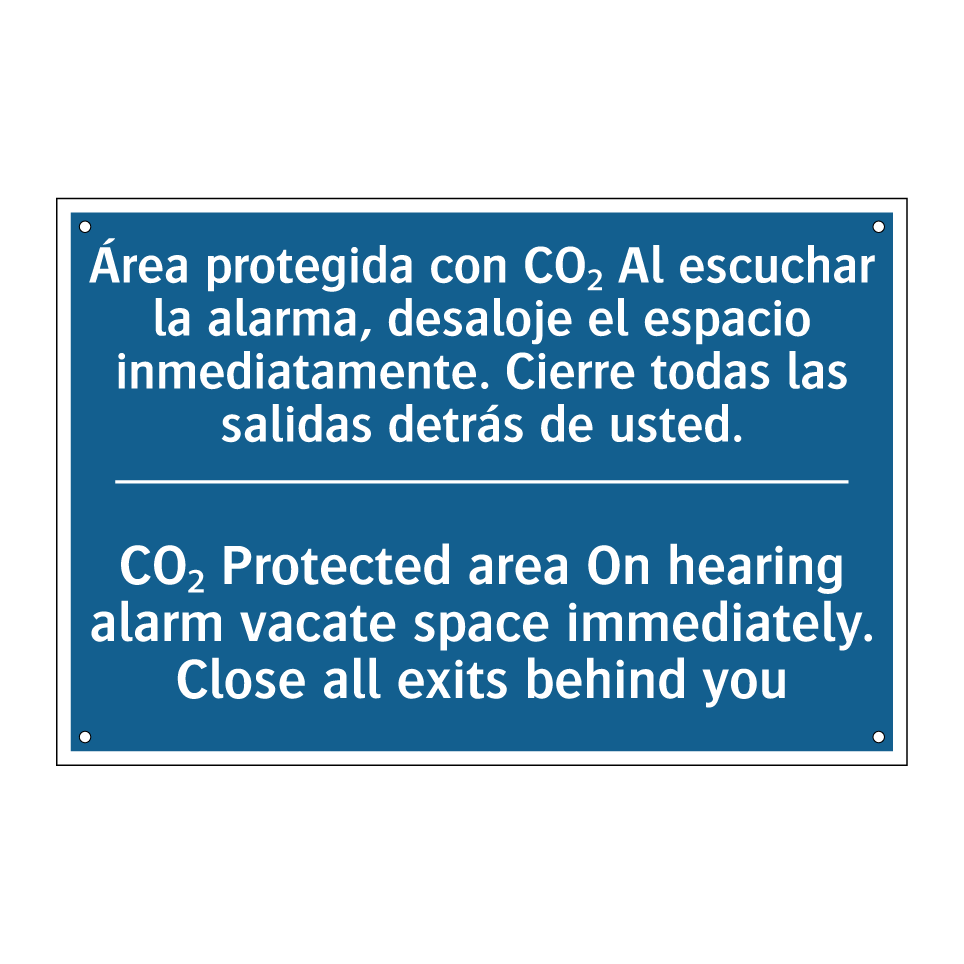 Área protegida con CO₂ Al escuchar /.../ - CO₂ Protected area On hearing /.../
