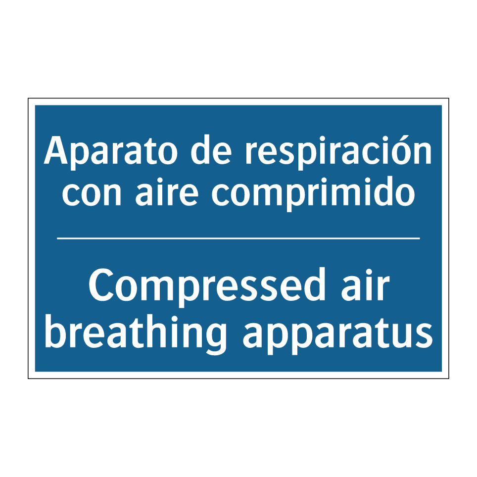 Aparato de respiración con aire /.../ - Compressed air breathing apparatus /.../