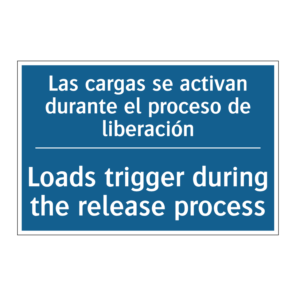 Las cargas se activan durante /.../ - Loads trigger during the release /.../