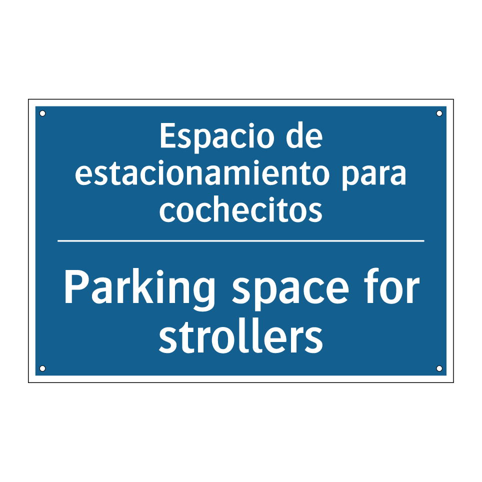 Espacio de estacionamiento para /.../ - Parking space for strollers