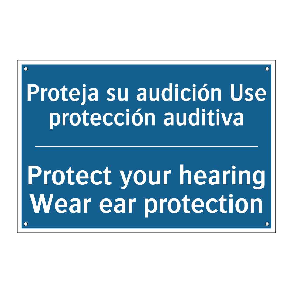 Proteja su audición Use protección /.../ - Protect your hearing Wear ear /.../