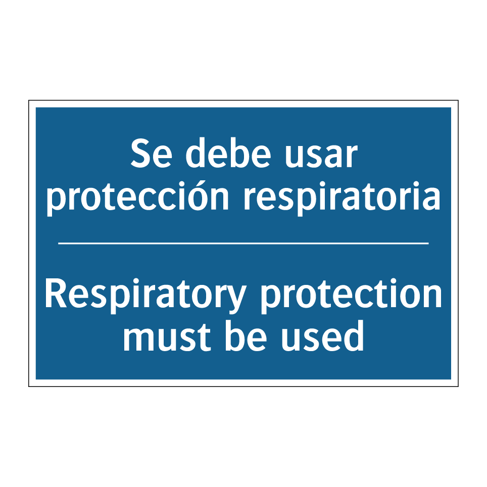 Se debe usar protección respiratoria /.../ - Respiratory protection must be /.../