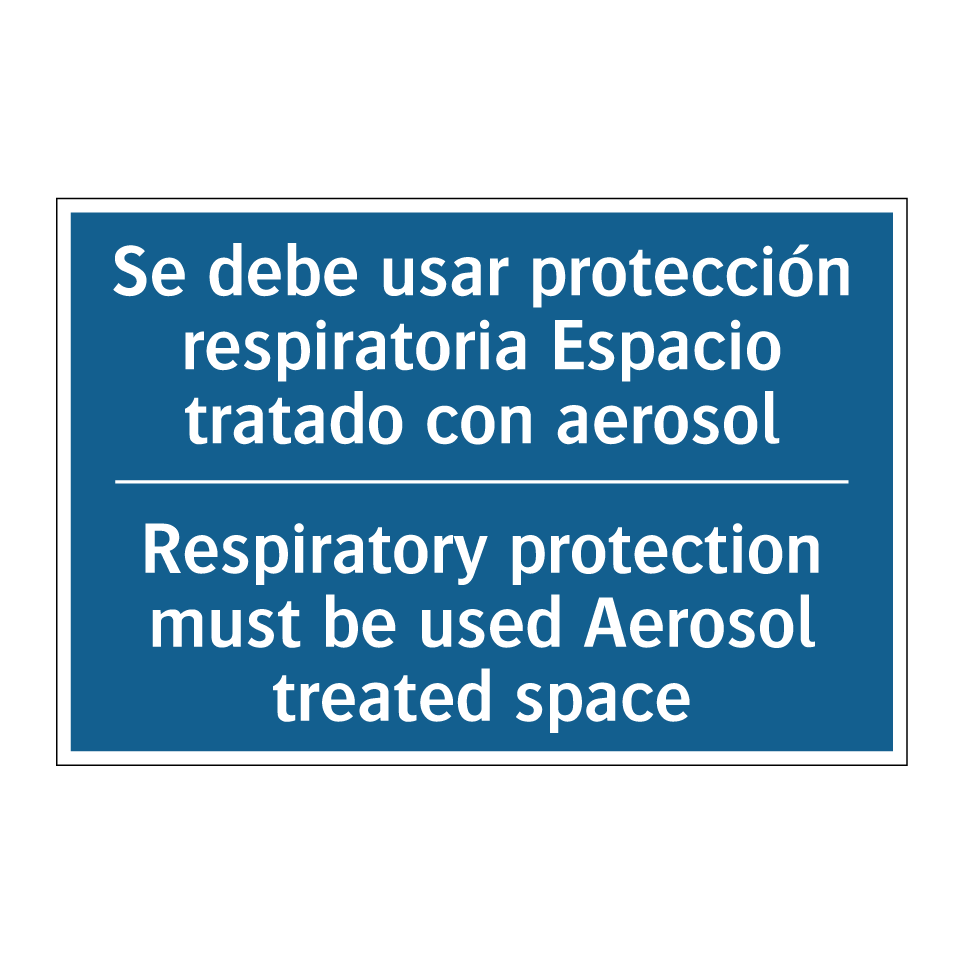 Se debe usar protección respiratoria /.../ - Respiratory protection must be /.../
