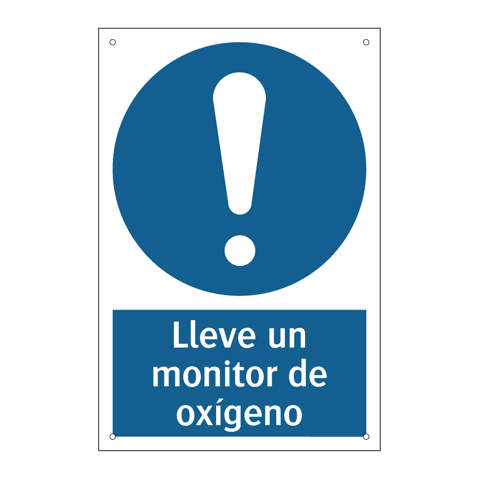 Lleve un monitor de oxígeno