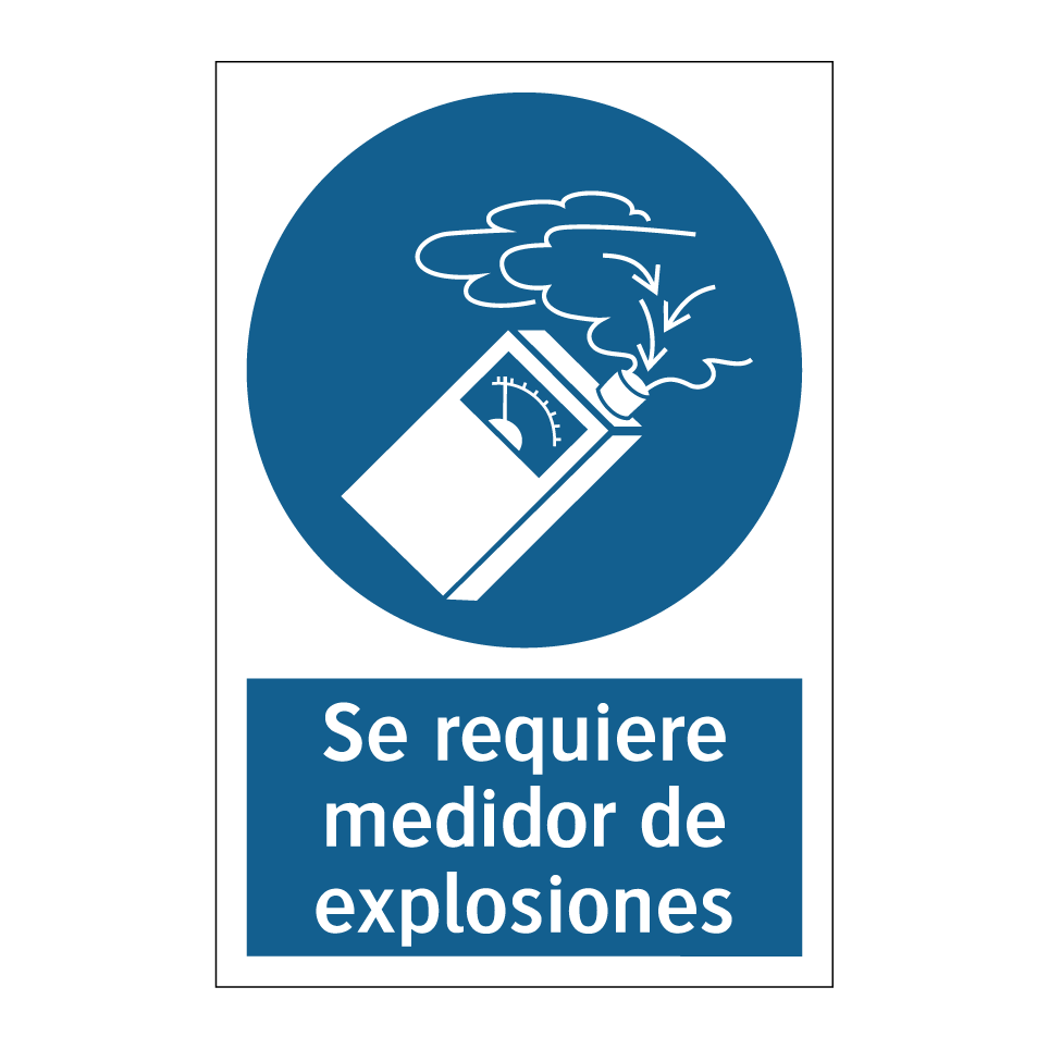 Se requiere medidor de explosiones