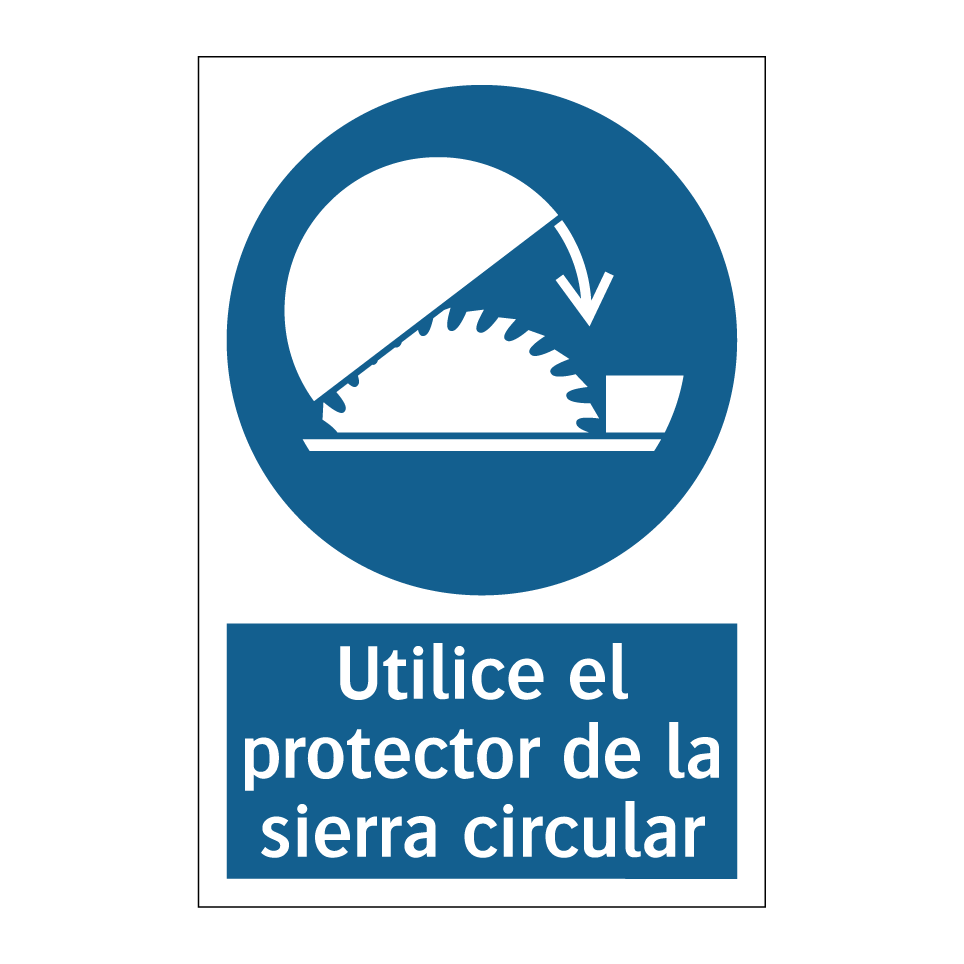 Utilice el protector de la sierra circular