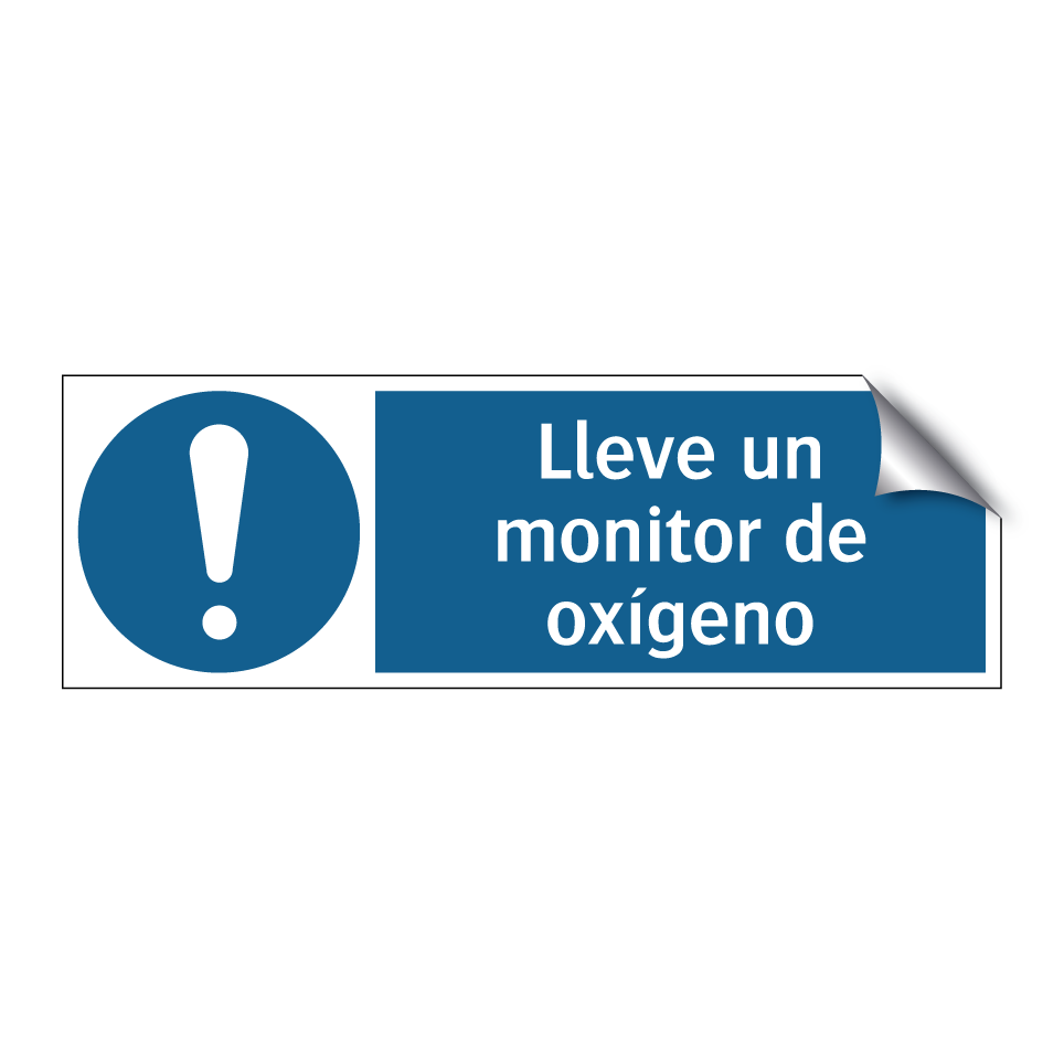 Lleve un monitor de oxígeno