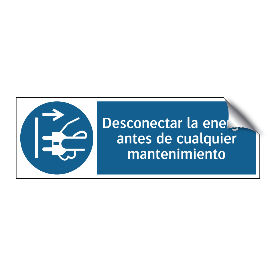 Desconectar la energía antes de cualquier mantenimiento
