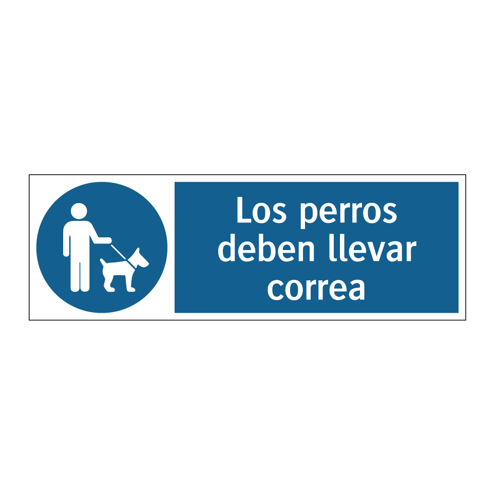 Los perros deben llevar correa
