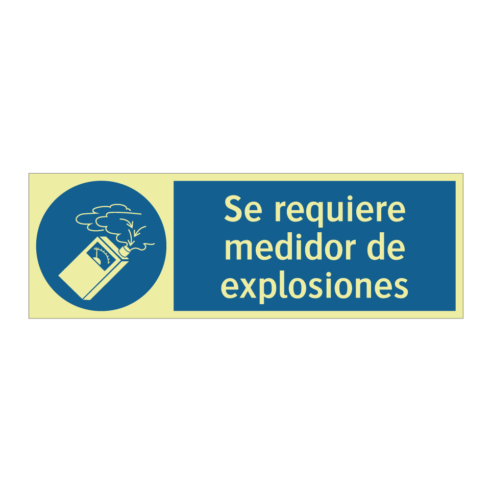Se requiere medidor de explosiones