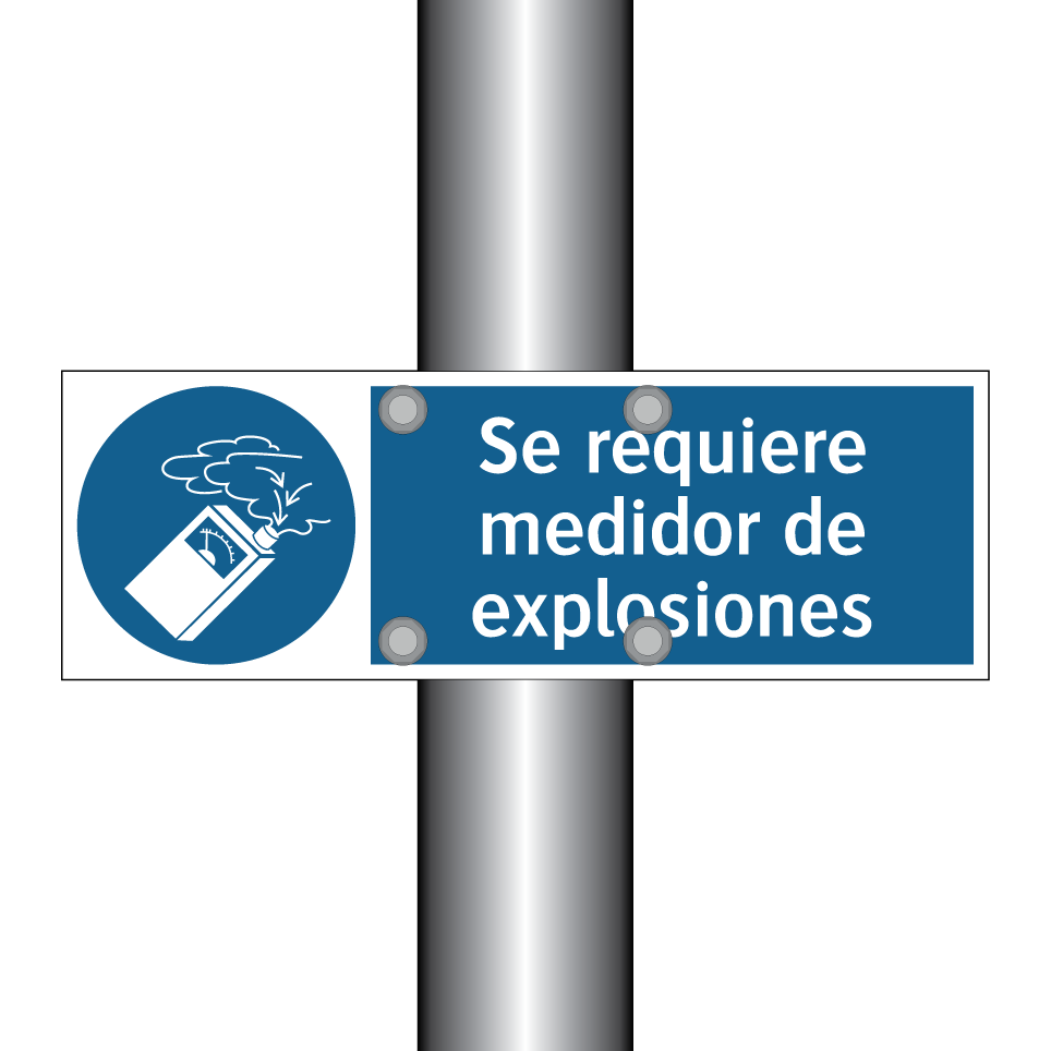 Se requiere medidor de explosiones