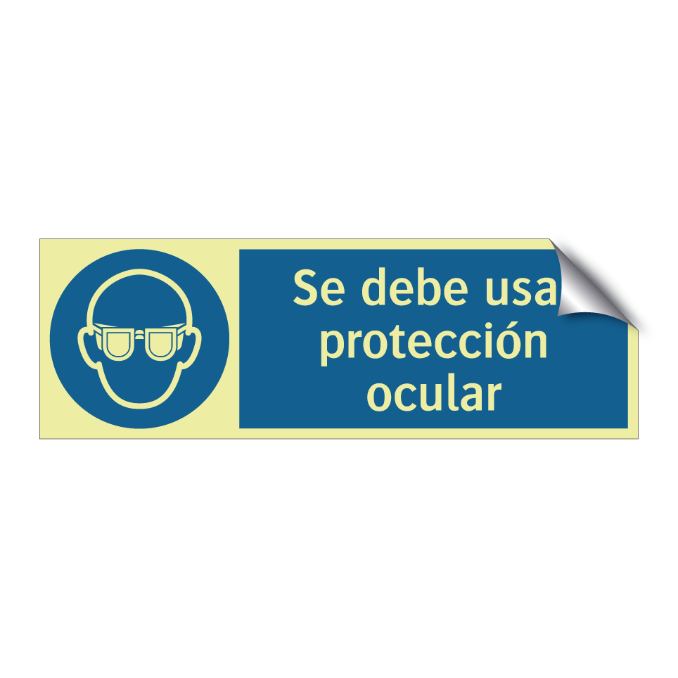 Se debe usar protección ocular