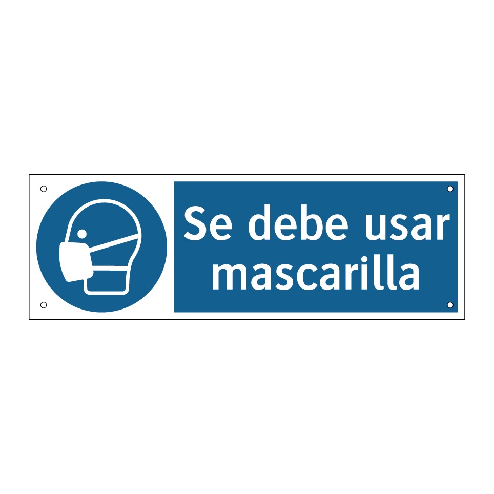 Se debe usar mascarilla