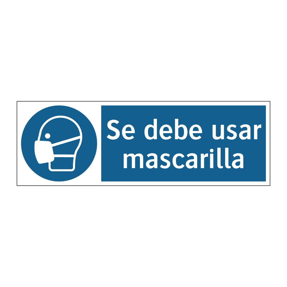 Se debe usar mascarilla