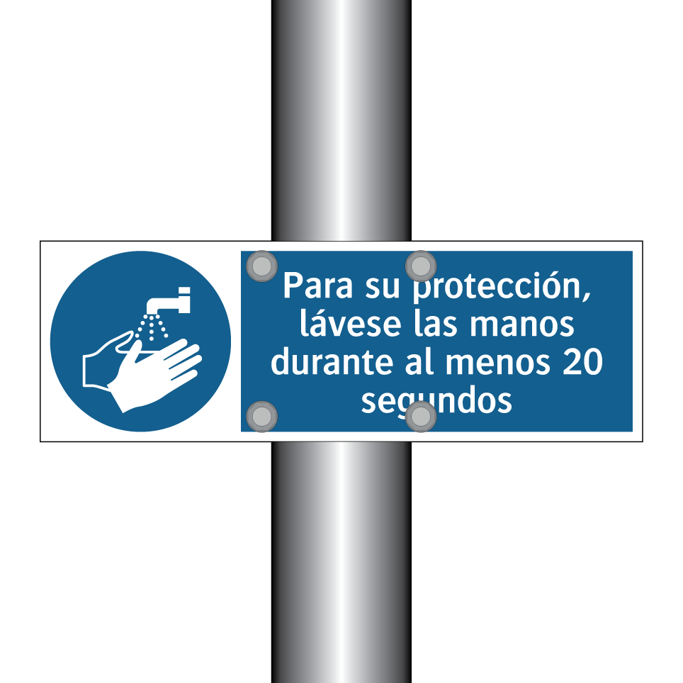 Para su protección, lávese las manos durante al menos 20 segundos