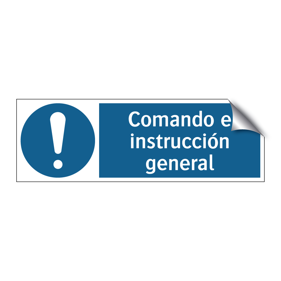 Comando e instrucción general