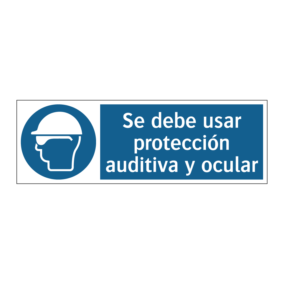 Se debe usar protección auditiva y ocular