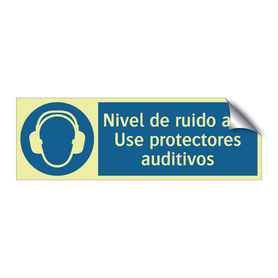 Nivel de ruido alto Use protectores auditivos
