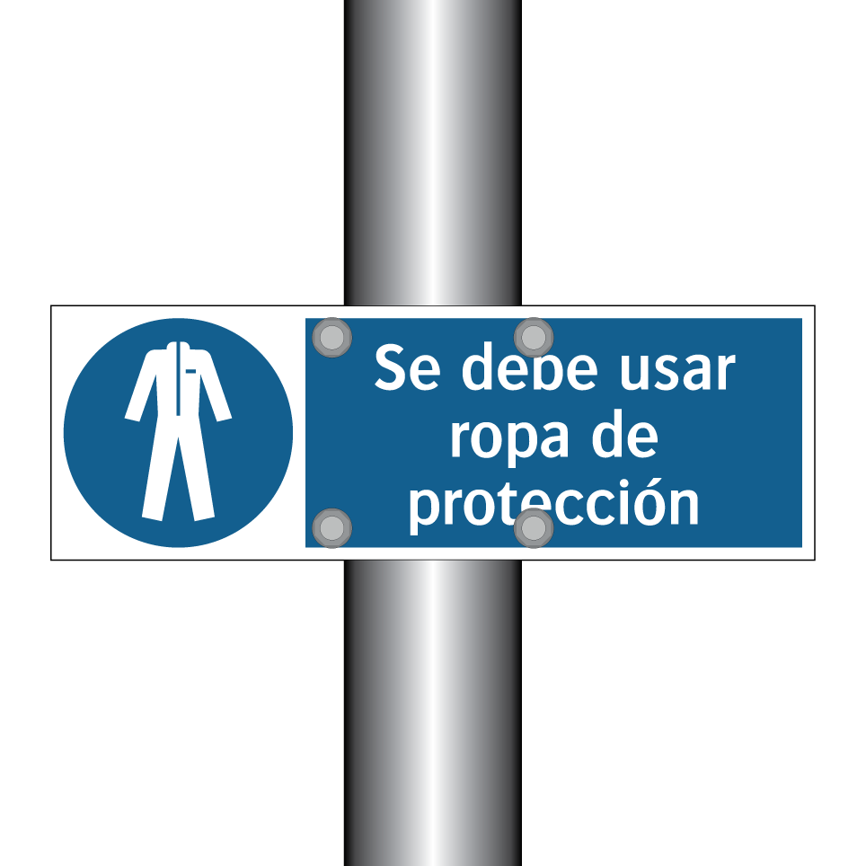 Se debe usar ropa de protección