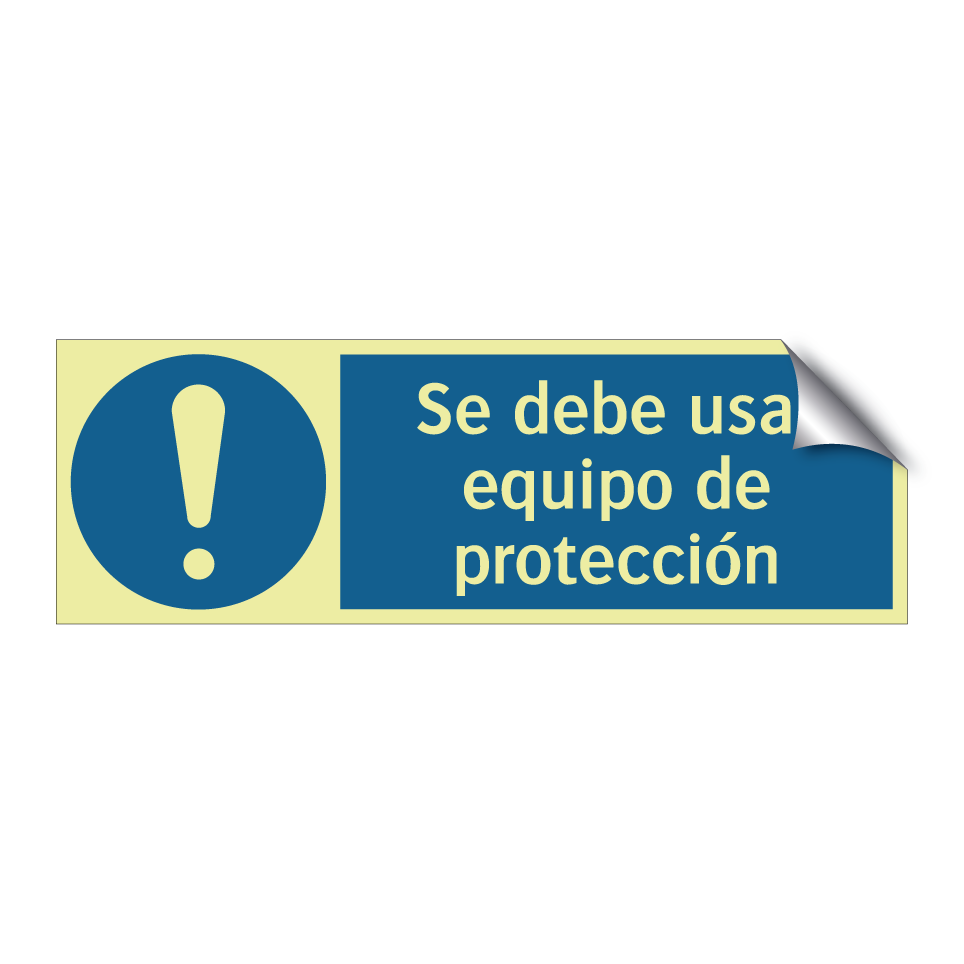 Se debe usar equipo de protección