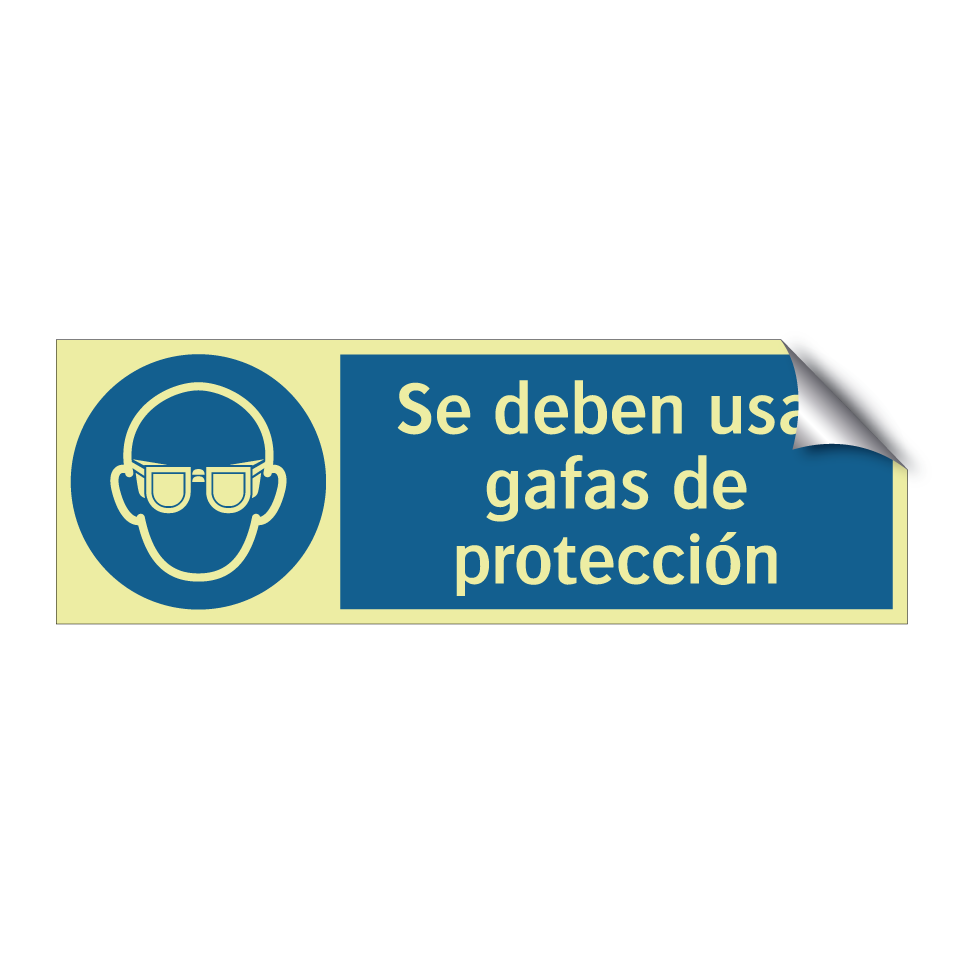 Se deben usar gafas de protección