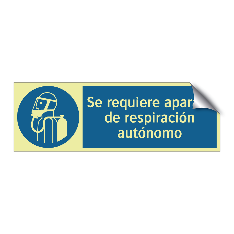 Se requiere aparato de respiración autónomo