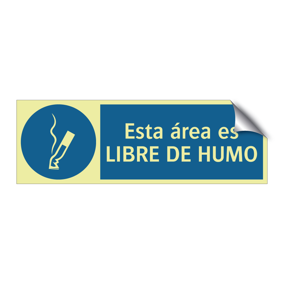 Esta área es LIBRE DE HUMO