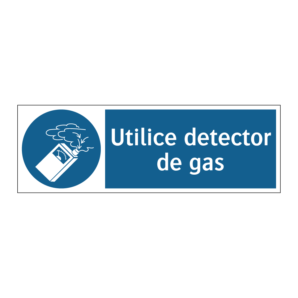 Utilice detector de gas
