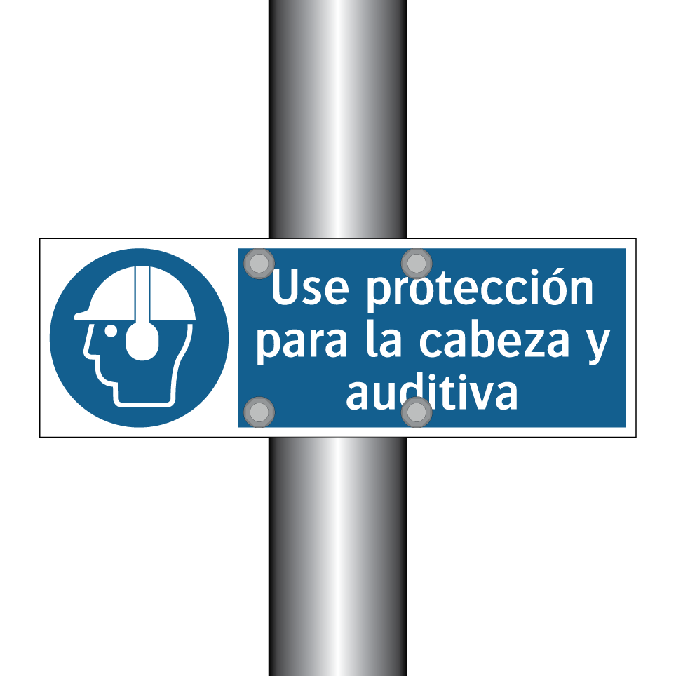 Use protección para la cabeza y auditiva