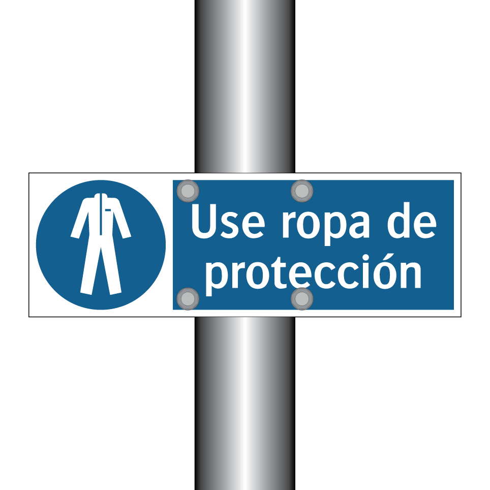 Use ropa de protección
