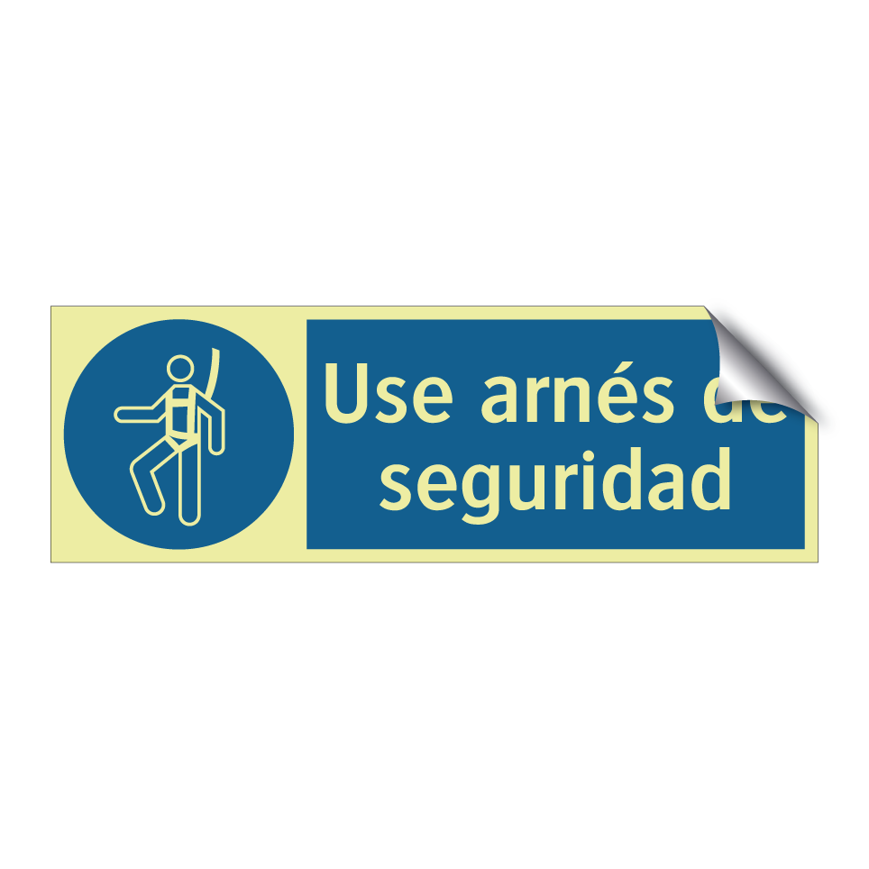 Use arnés de seguridad