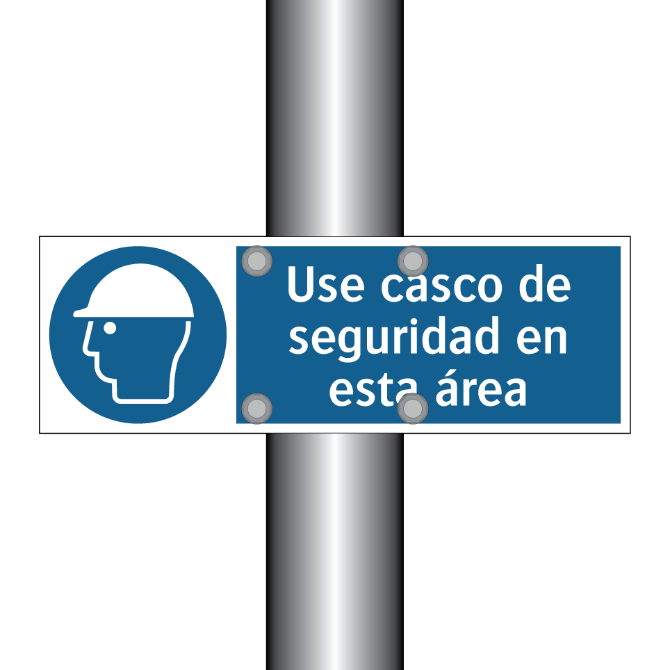 Use casco de seguridad en esta área