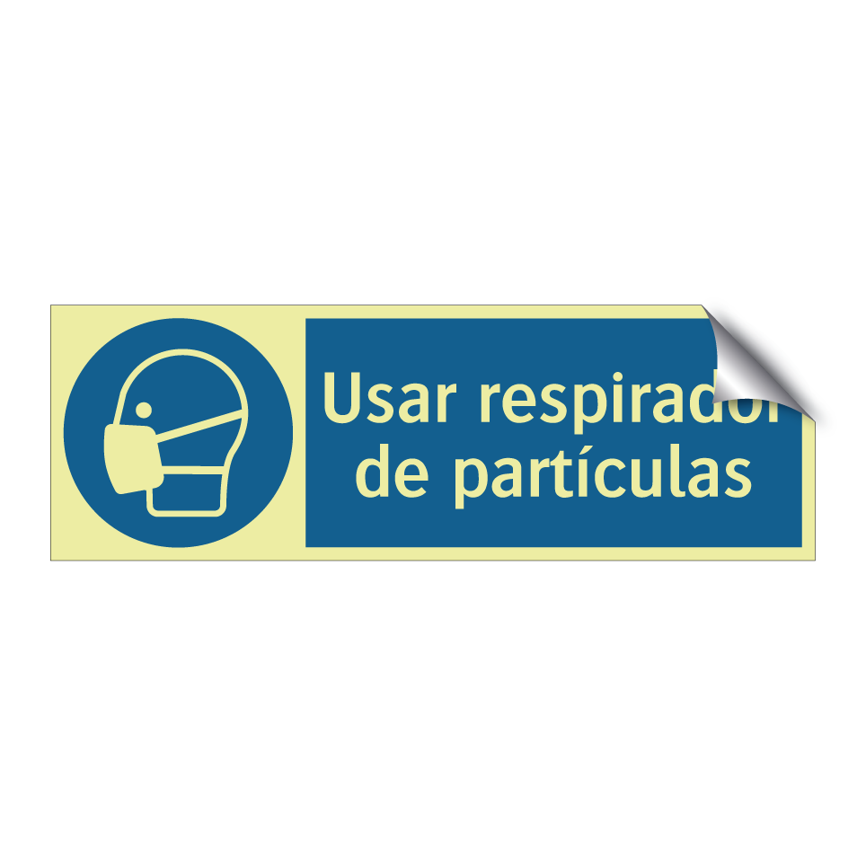 Usar respirador de partículas