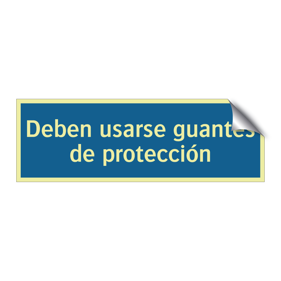 Deben usarse guantes de protección