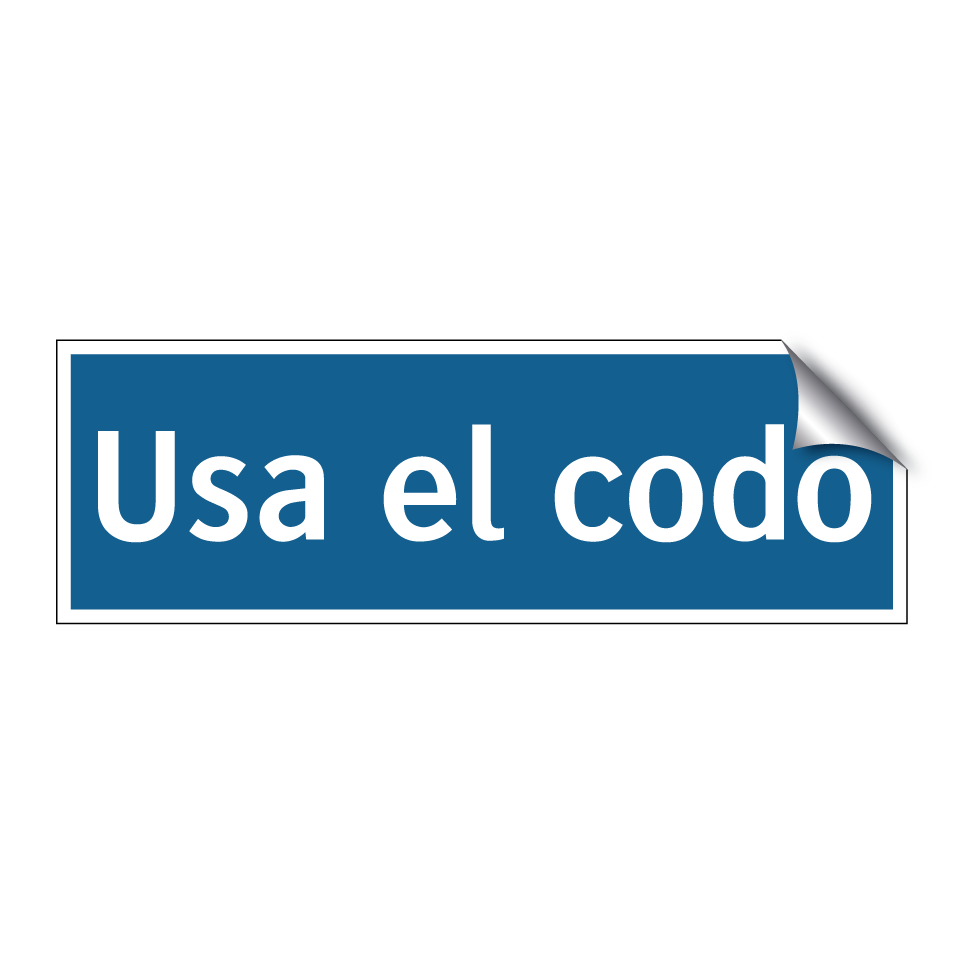 Usa el codo