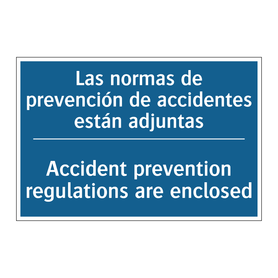 Las normas de prevención de accidentes /.../ - Accident prevention regulations /.../