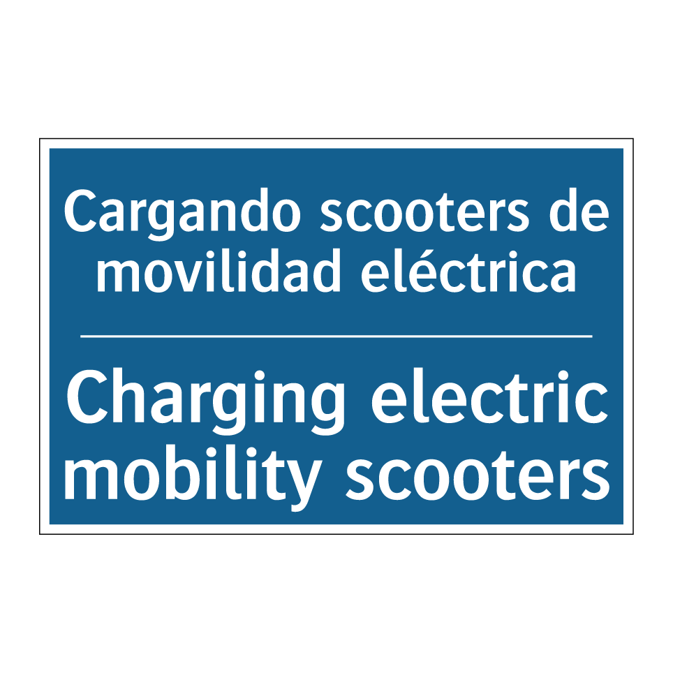 Cargando scooters de movilidad /.../ - Charging electric mobility scooters /.../