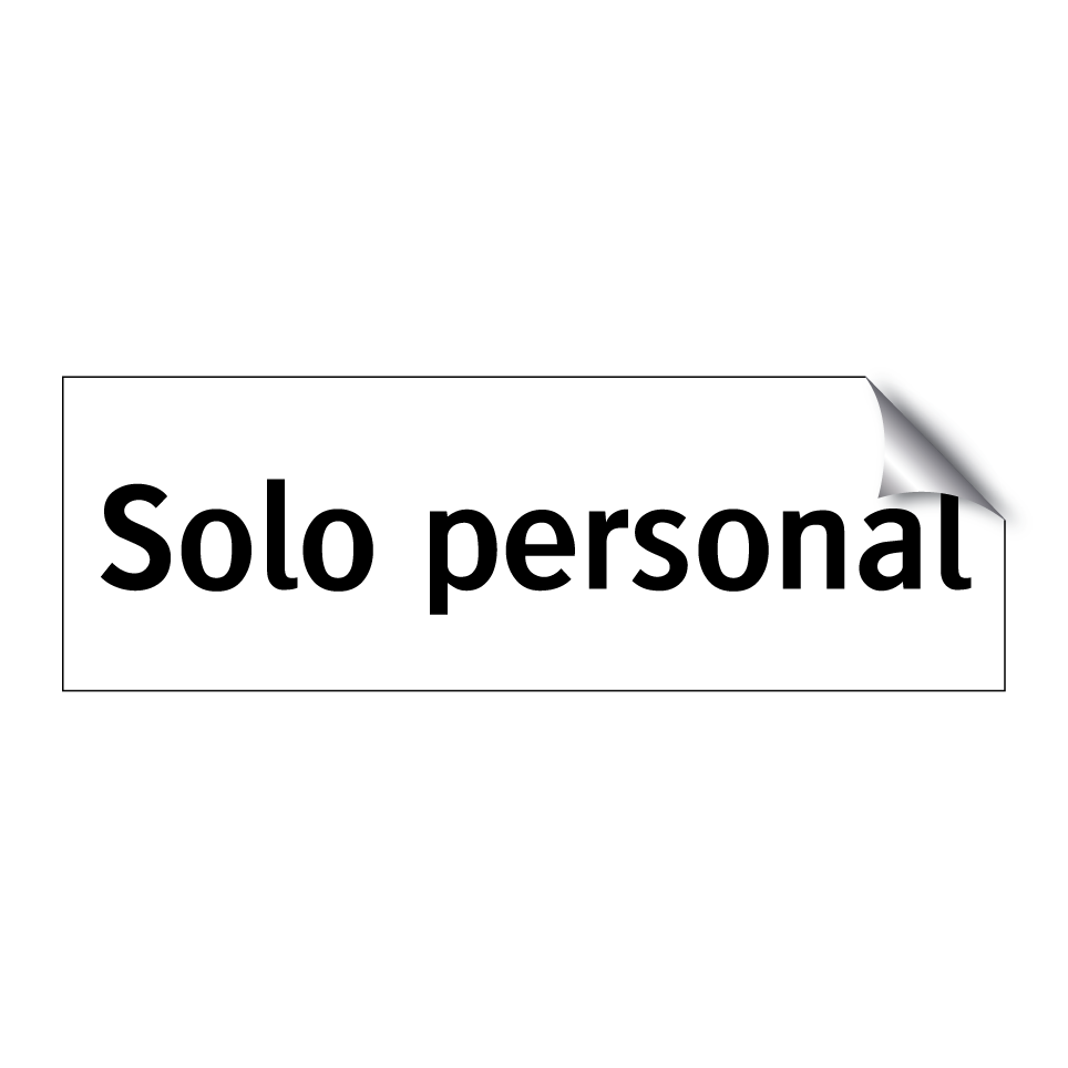 Solo personal