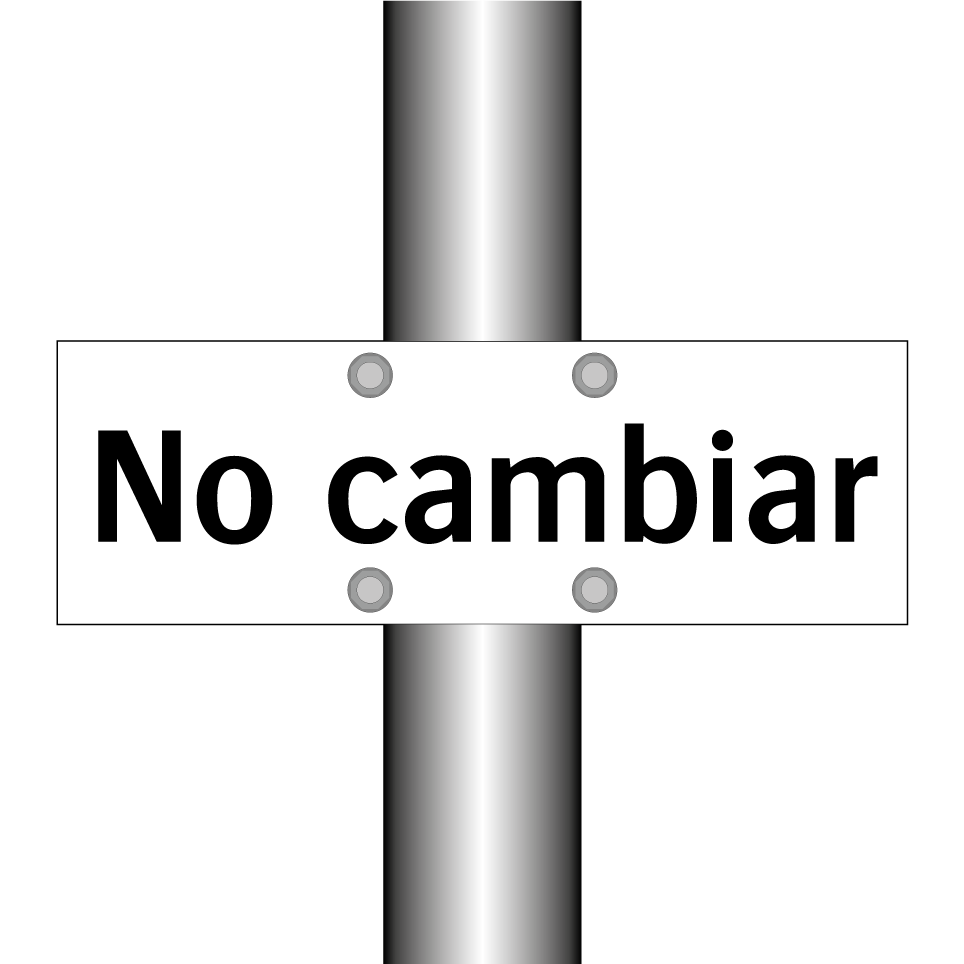 No cambiar