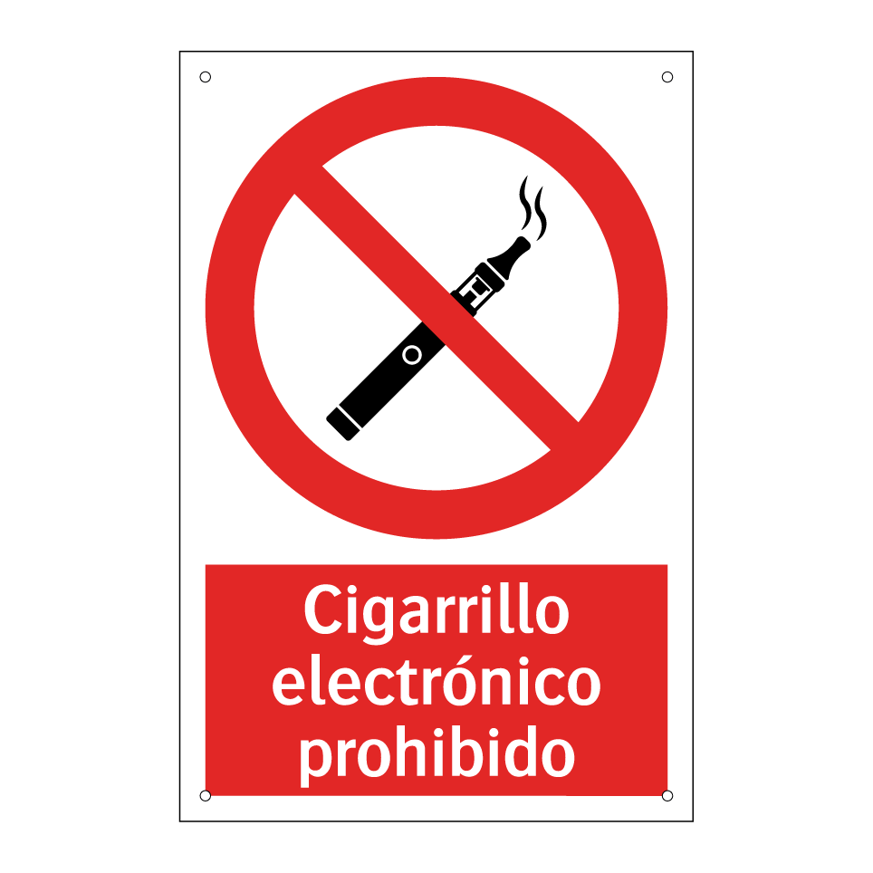 Cigarrillo electrónico prohibido