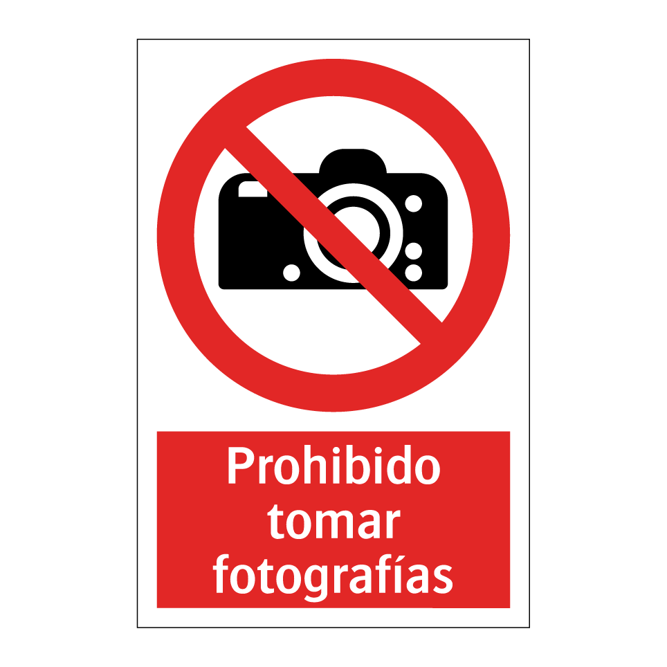 Prohibido tomar fotografías