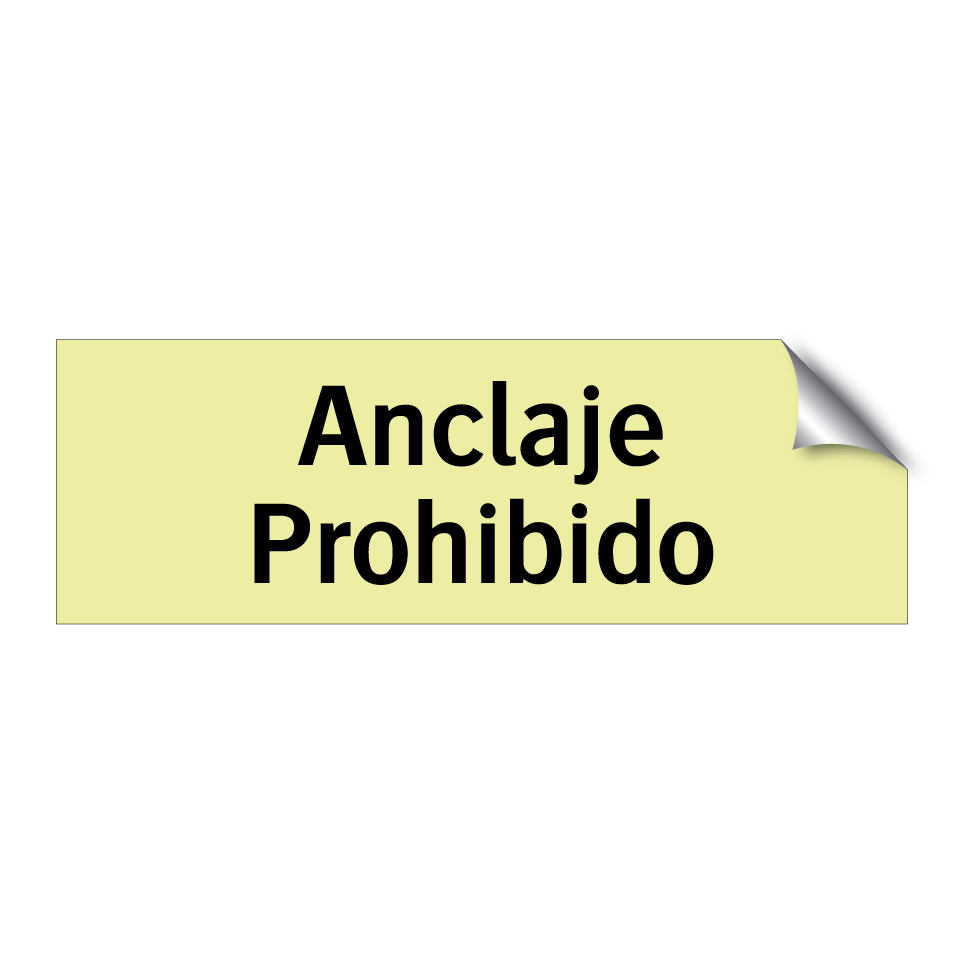Anclaje Prohibido