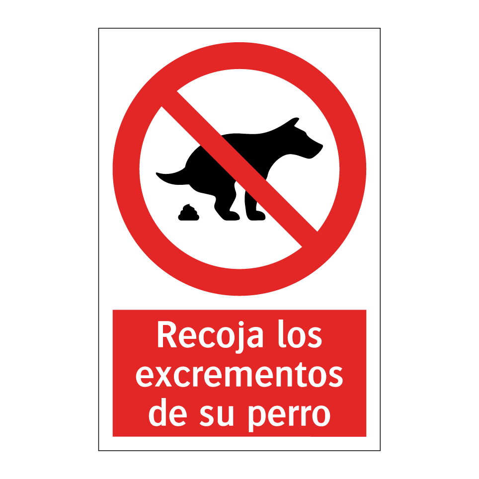 Recoja los excrementos de su perro