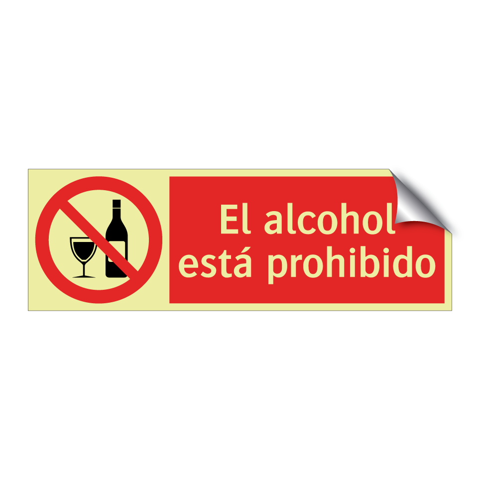 El alcohol está prohibido