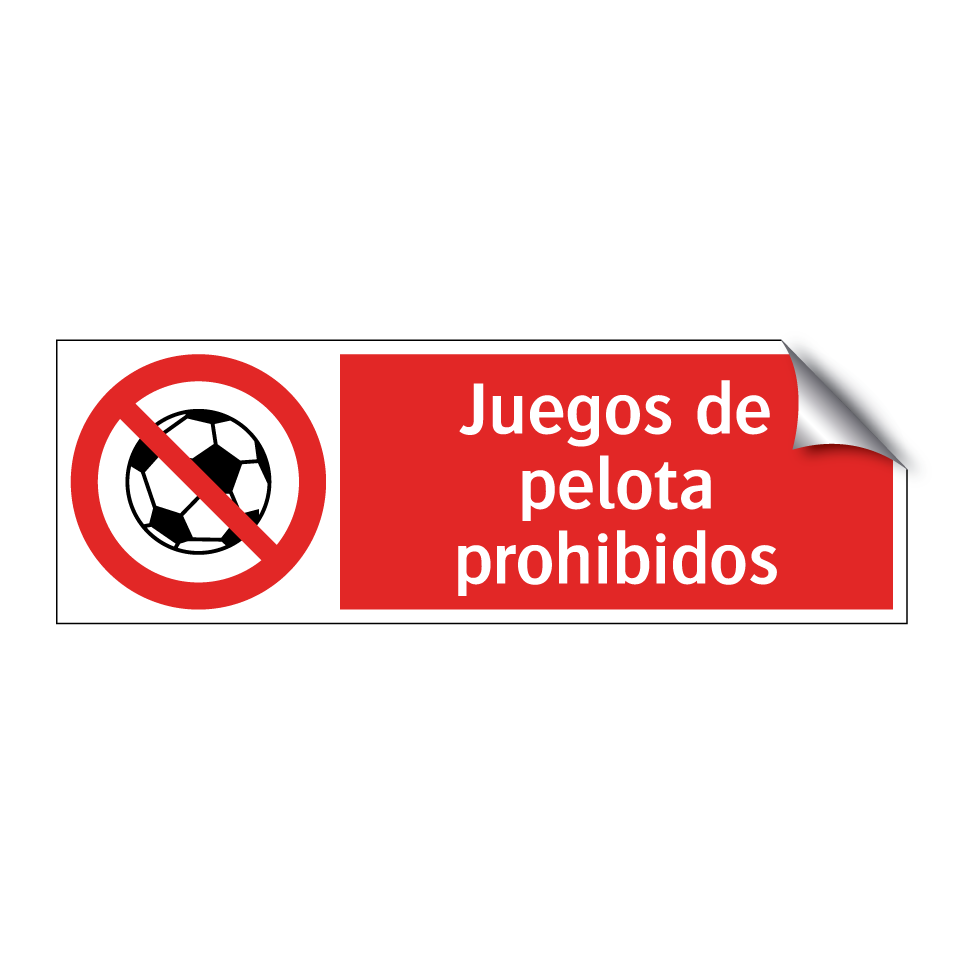 Juegos de pelota prohibidos