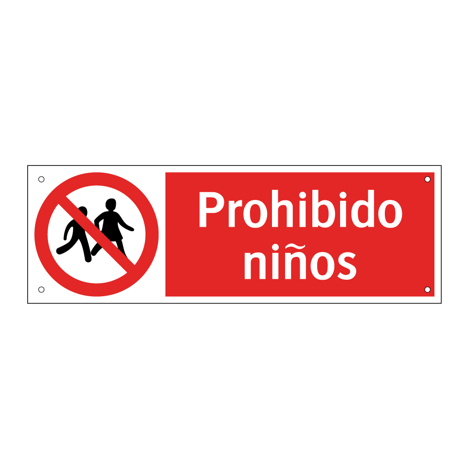Prohibido niños