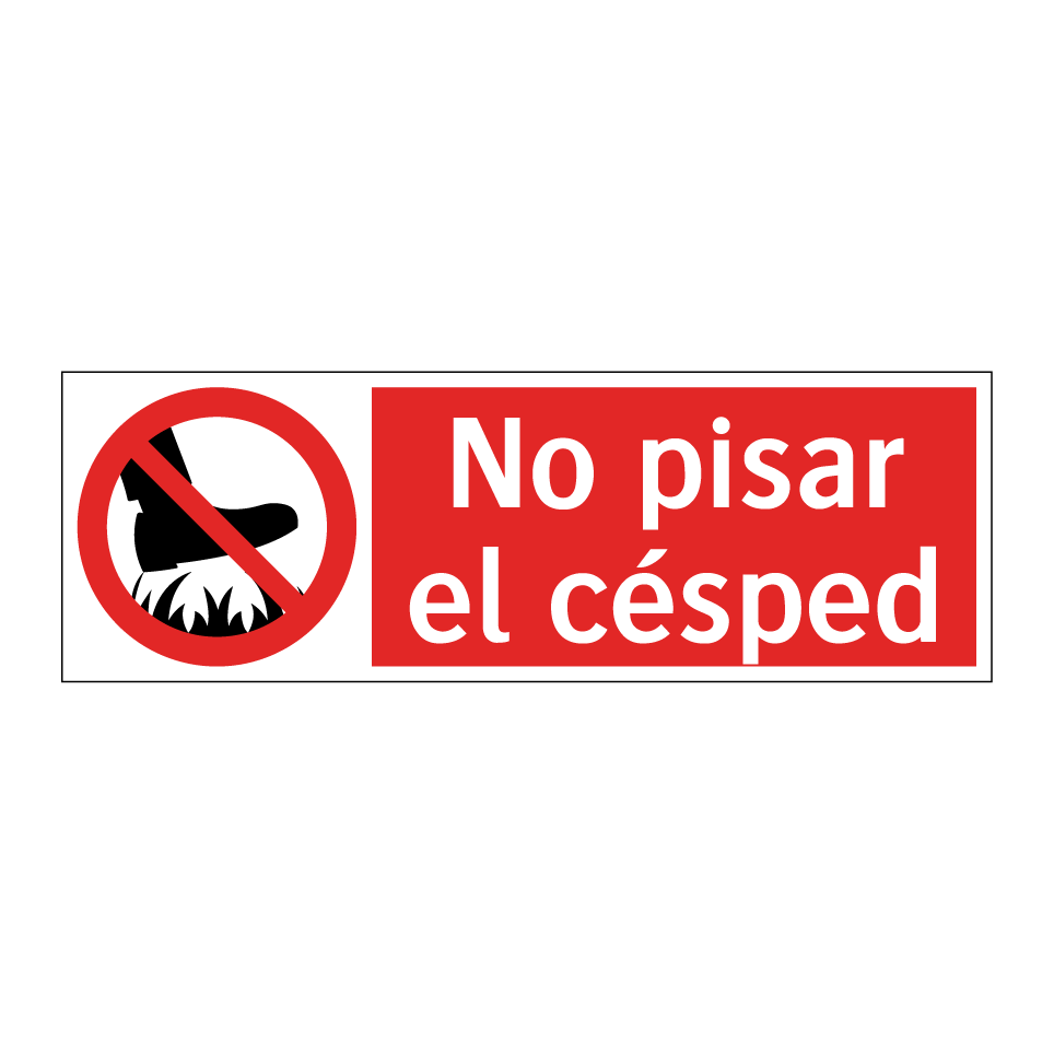 No pisar el césped