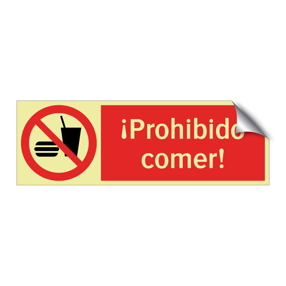 ¡Prohibido comer!